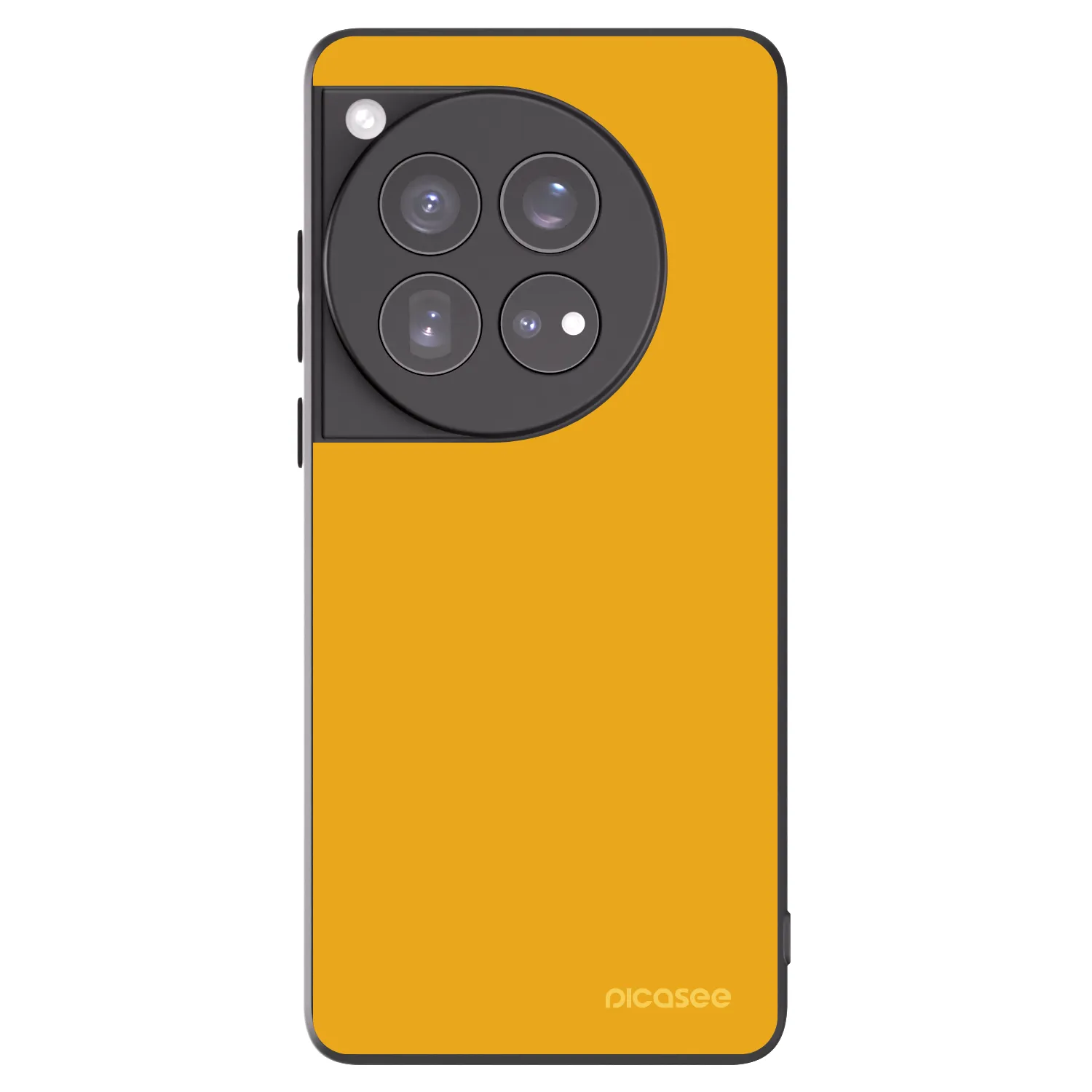 Picasee silikonowe czarne etui na OnePlus 12 5G - Sun
