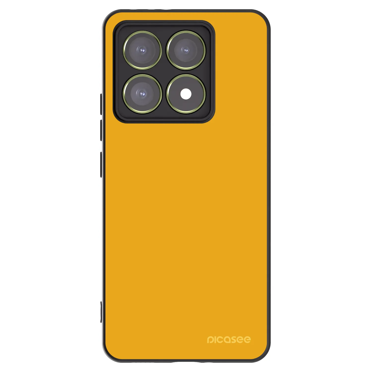 Picasee silikonowe czarne etui na Xiaomi 14T - Sun