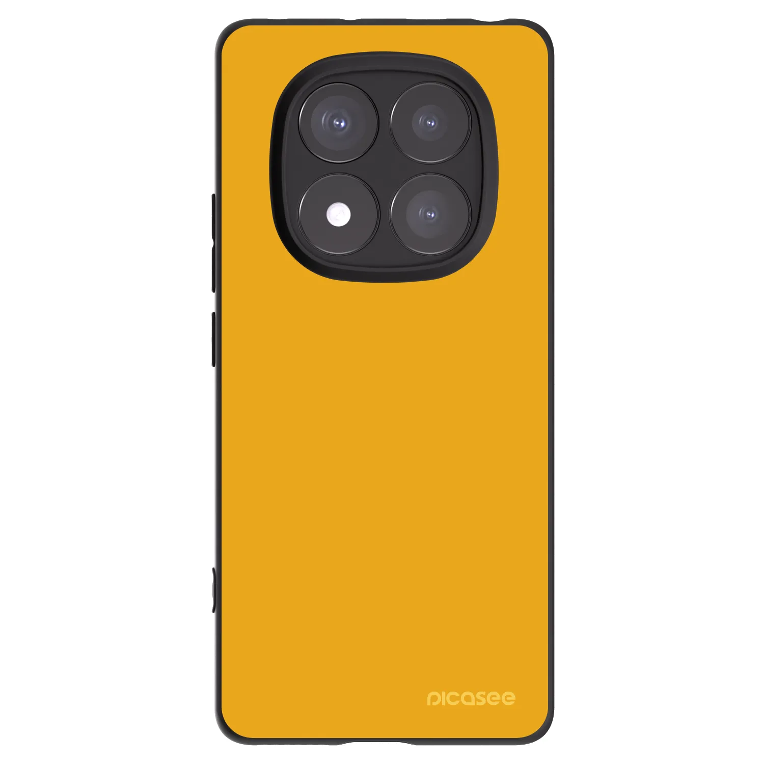 Picasee silikonowe czarne etui na Xiaomi Redmi Note 14 Pro+ 5G - Sun