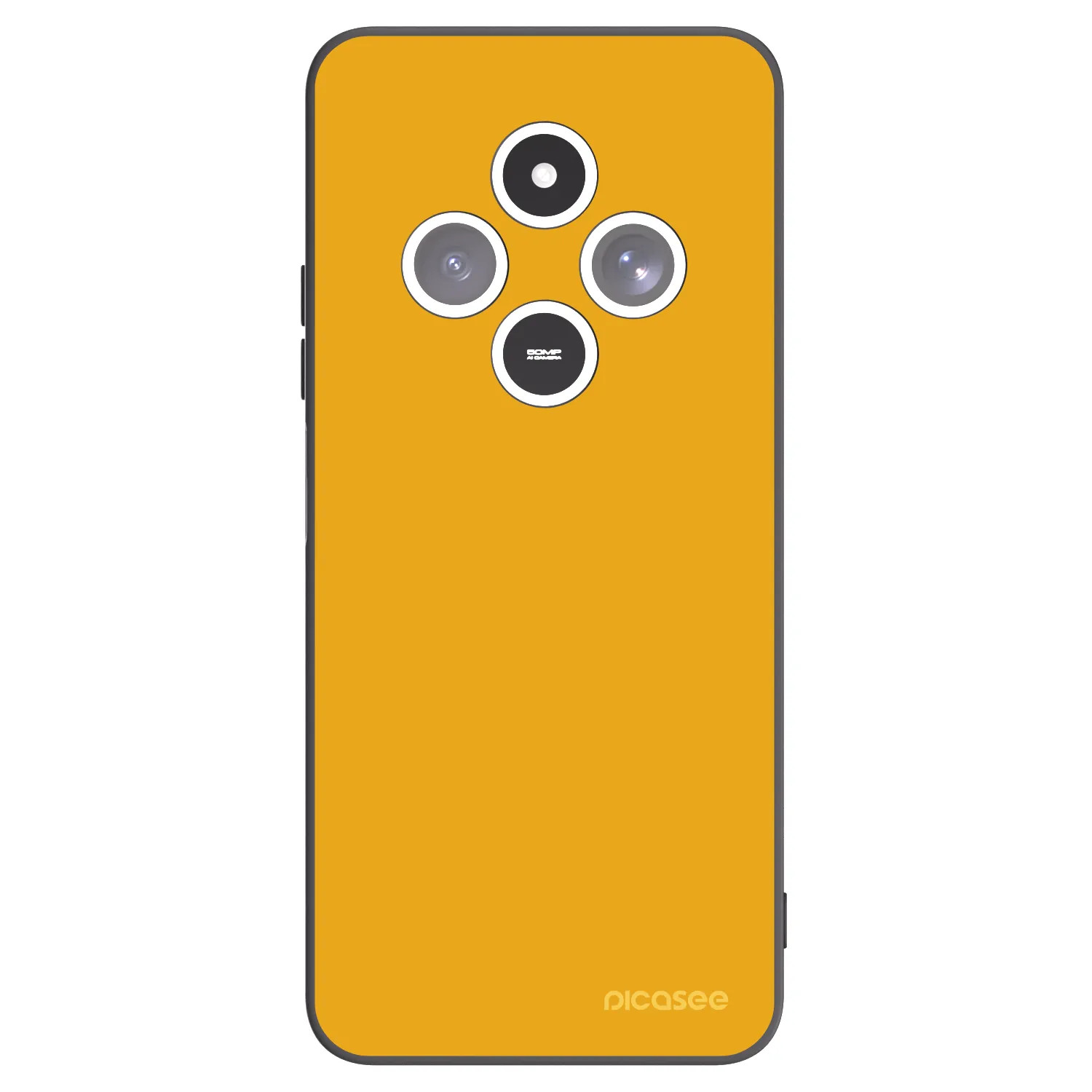 Picasee silikonowe czarne etui na Xiaomi Redmi 14C - Sun