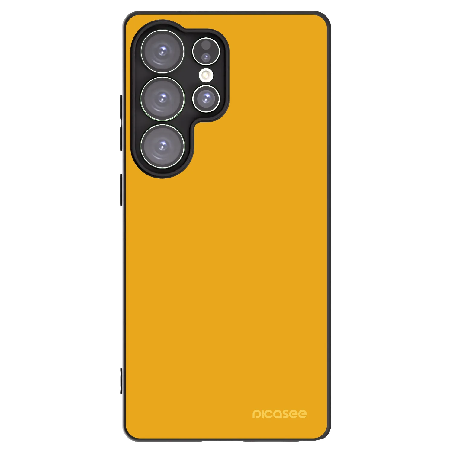 Picasee silikonowe czarne etui na Samsung Galaxy S25 Ultra 5G - Sun