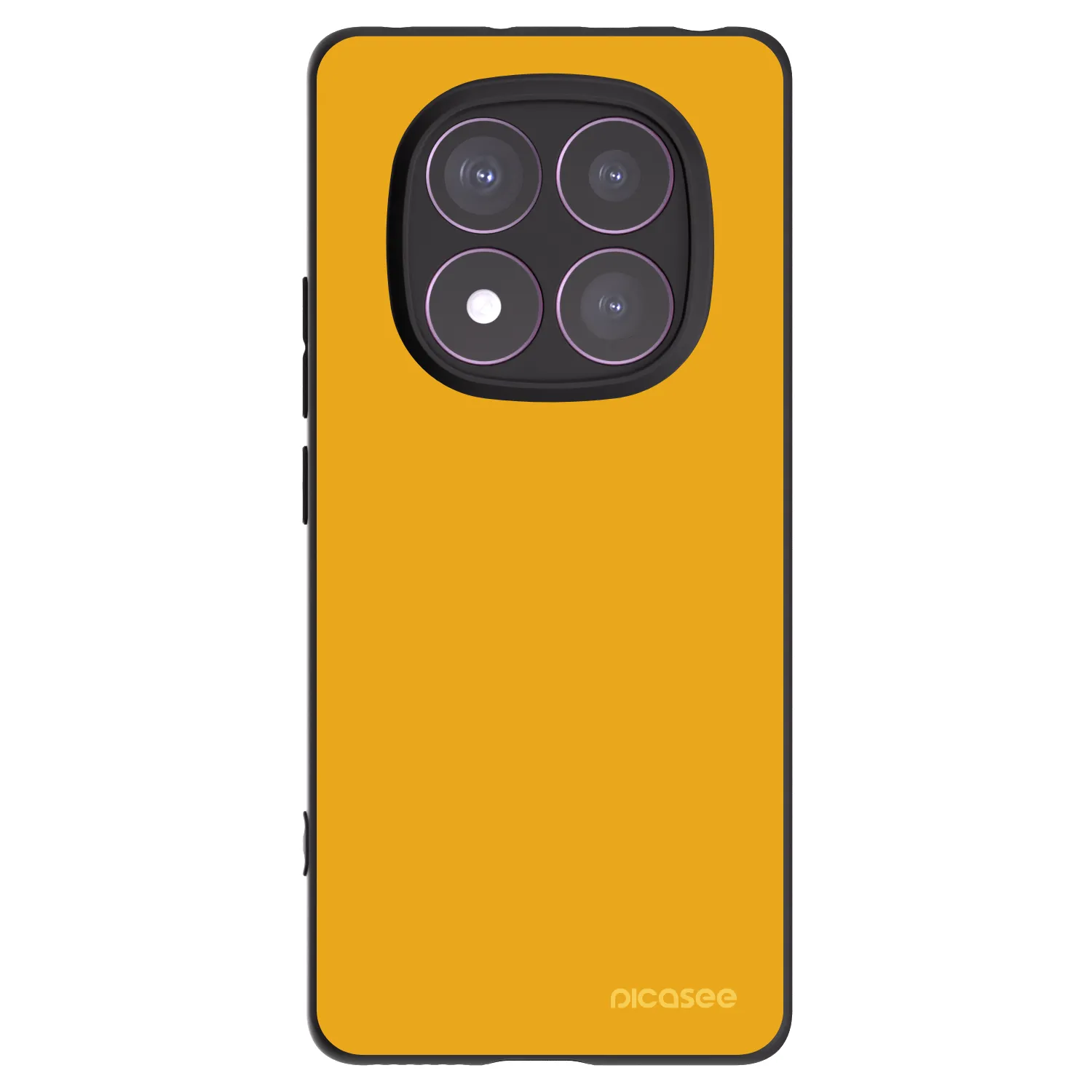 Picasee silikonowe czarne etui na Xiaomi Redmi Note 14 Pro 4G - Sun