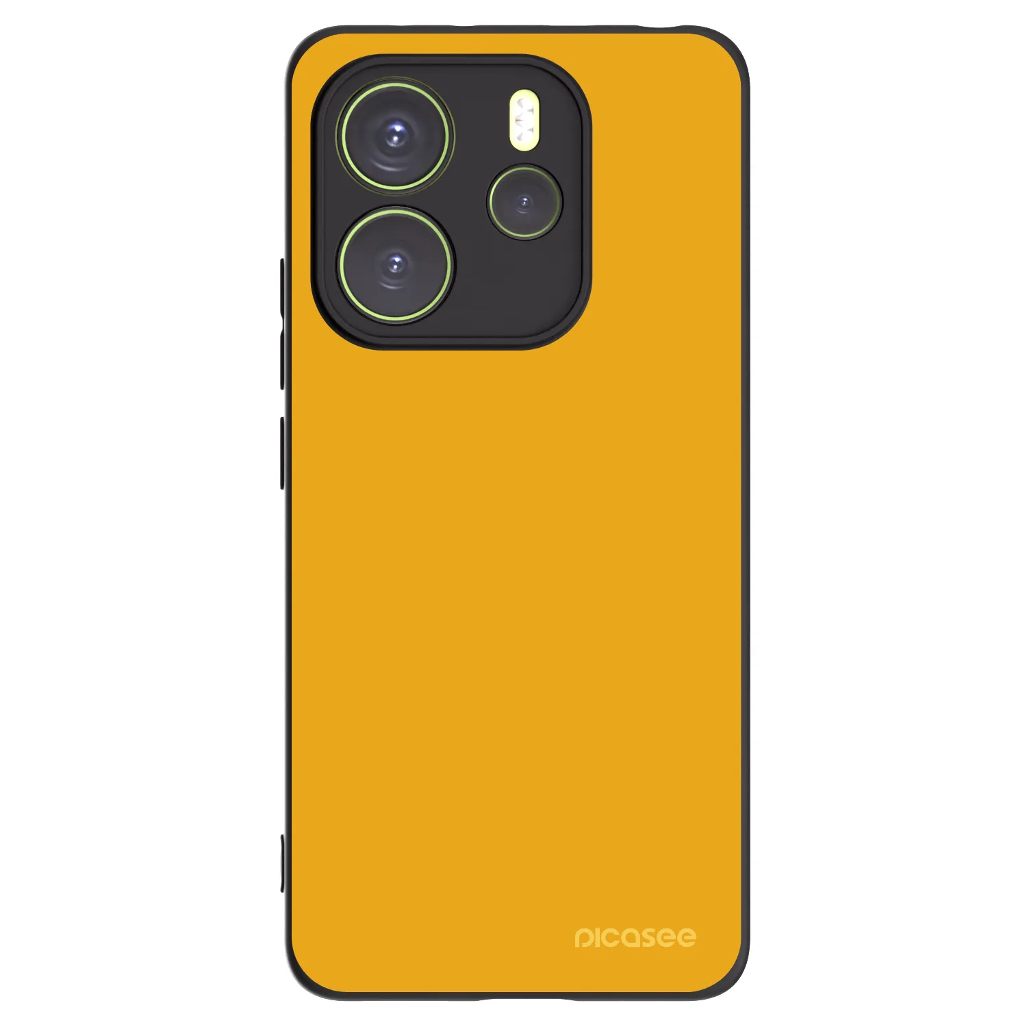 Picasee silikonowe czarne etui na Xiaomi Redmi Note 14 4G - Sun