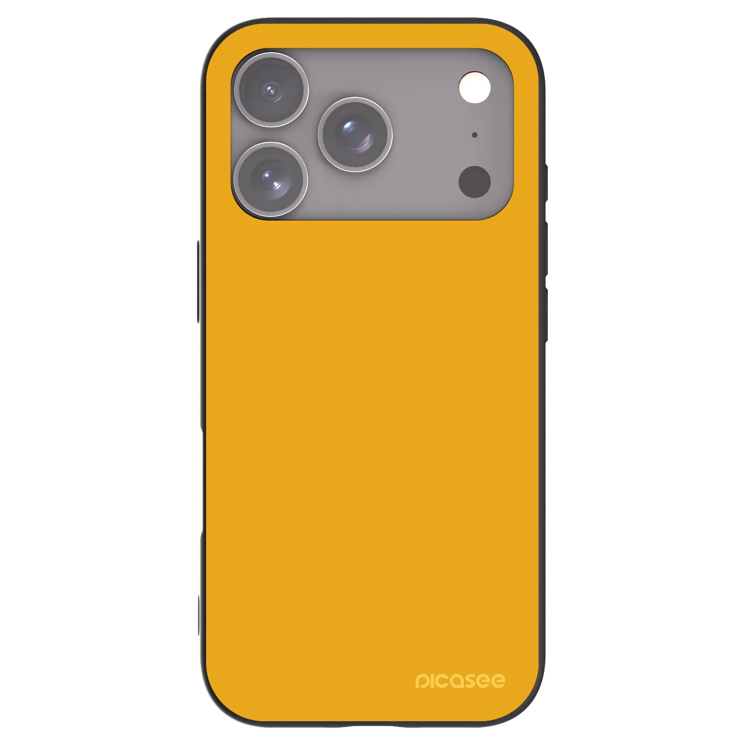 Picasee silikonowe czarne etui na Apple iPhone 17 Pro - Sun