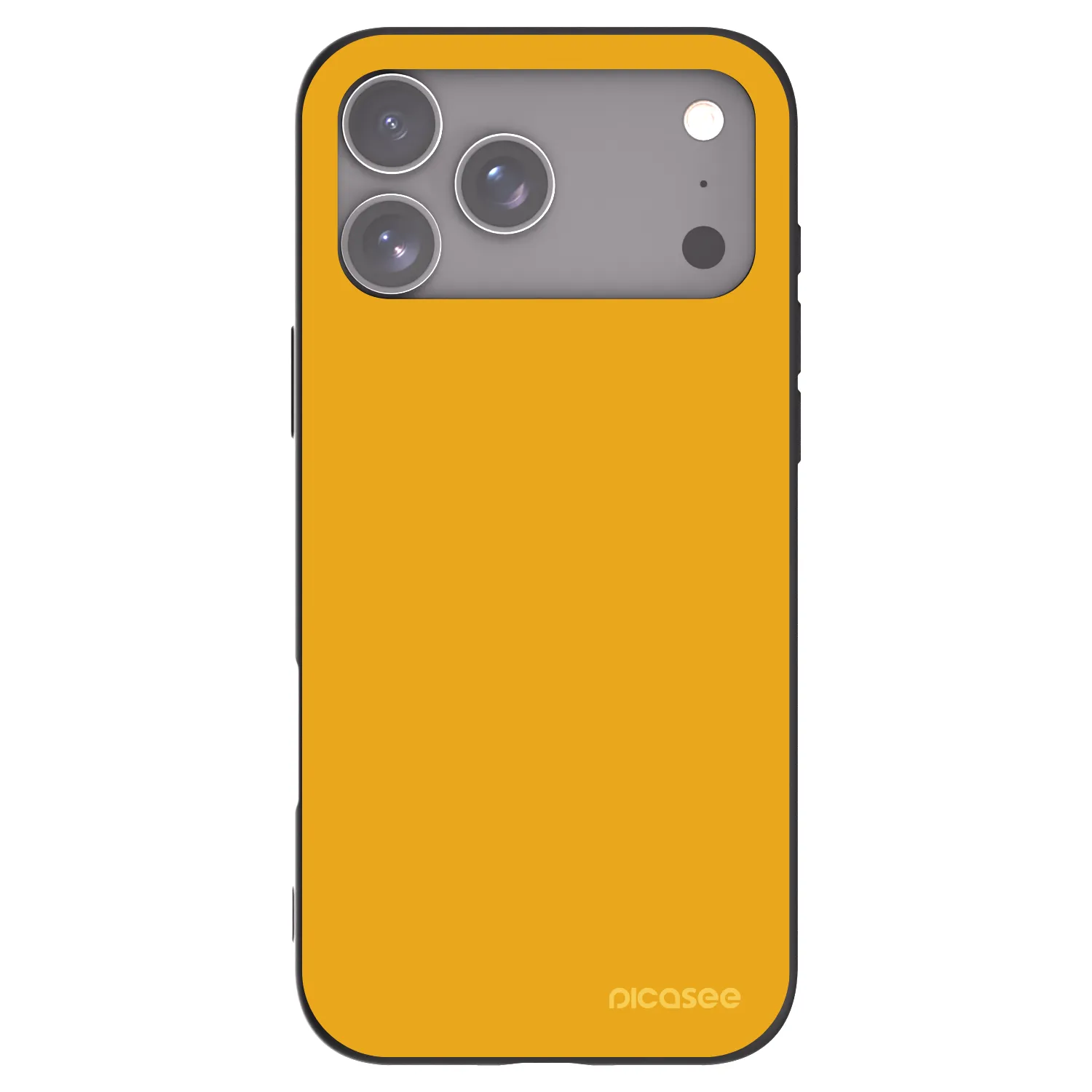 Picasee silikonowe czarne etui na Apple iPhone 17 Pro Max - Sun