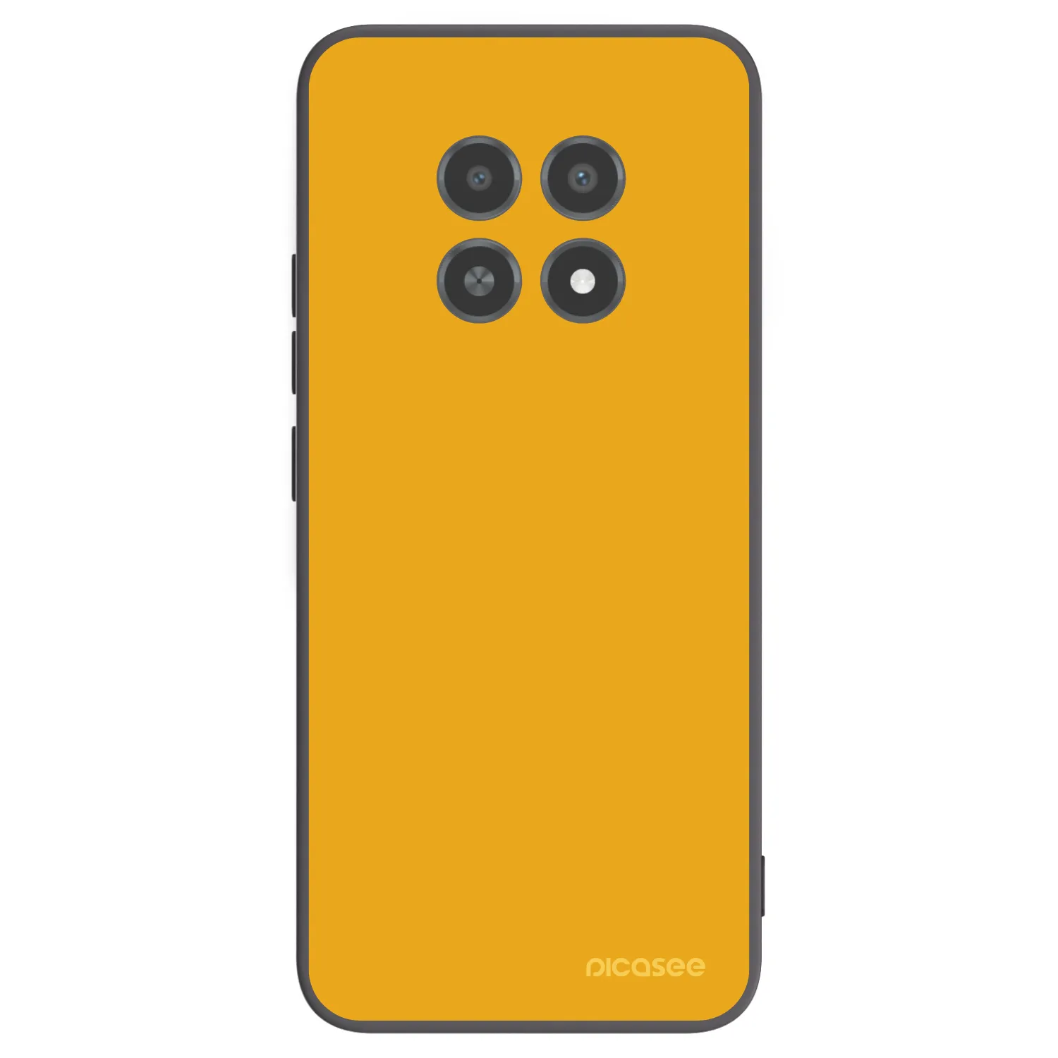 Picasee silikonowe czarne etui na Realme 12X - Sun