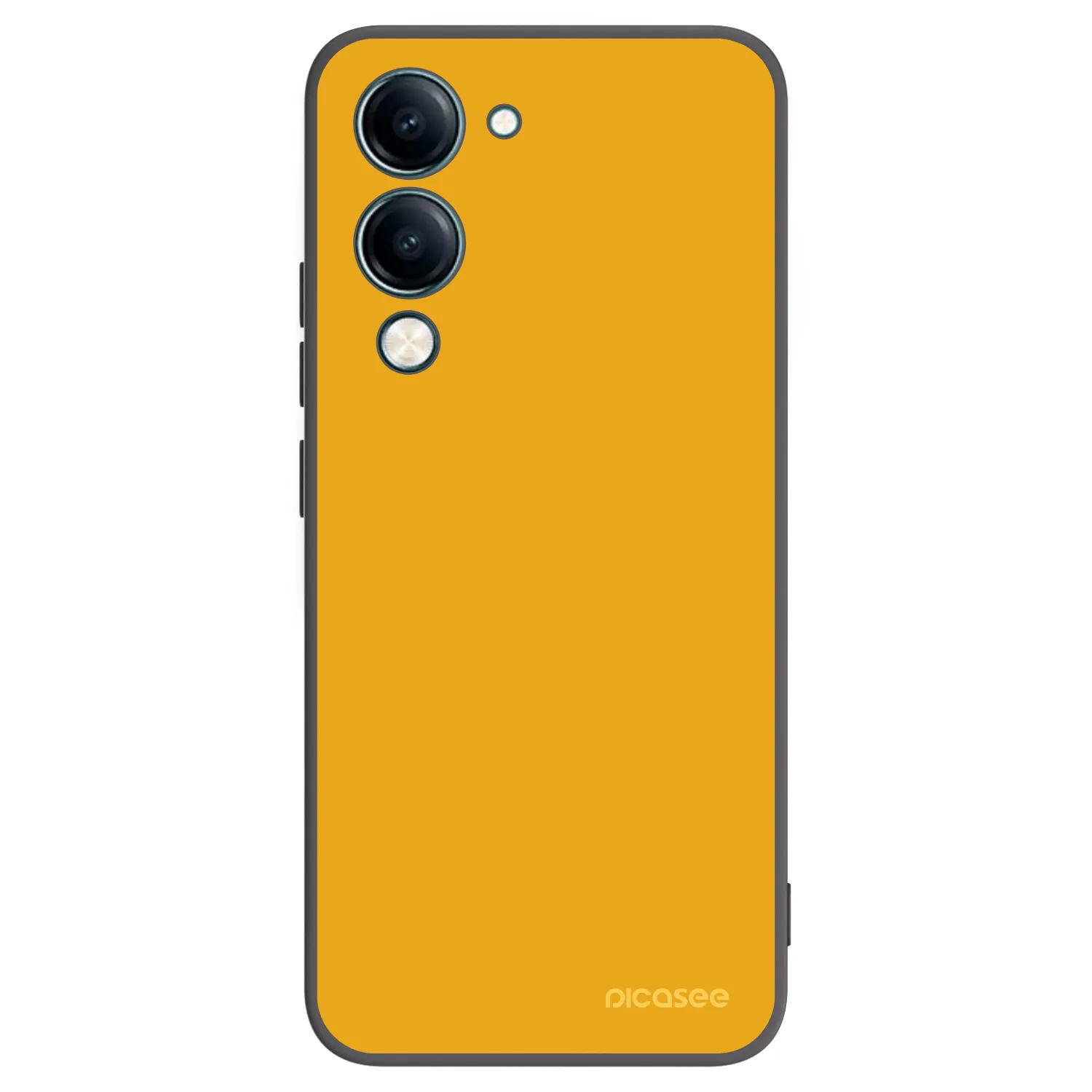 Picasee silikonowe czarne etui na Vivo Y29s 5G - Sun