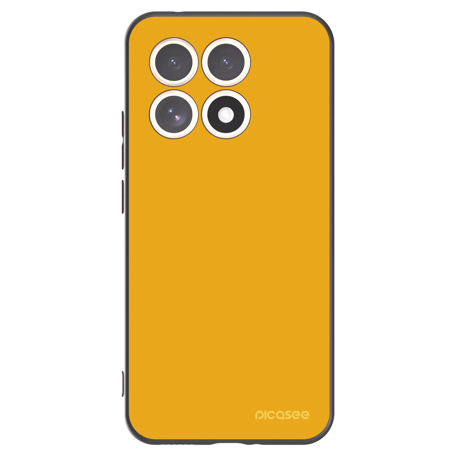 Picasee silikonowe czarne etui na Xiaomi 15T - Sun