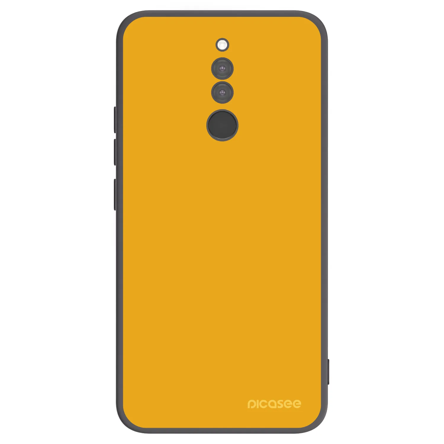 Picasee silikonowe czarne etui na Xiaomi Redmi 8 - Sun