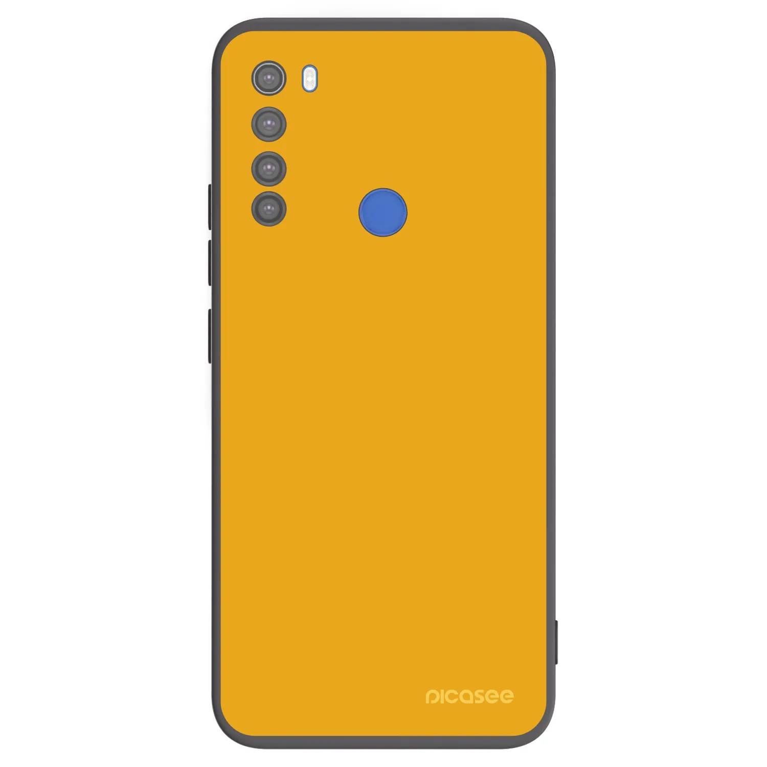 Picasee silikonowe czarne etui na Xiaomi Redmi Note 8T - Sun