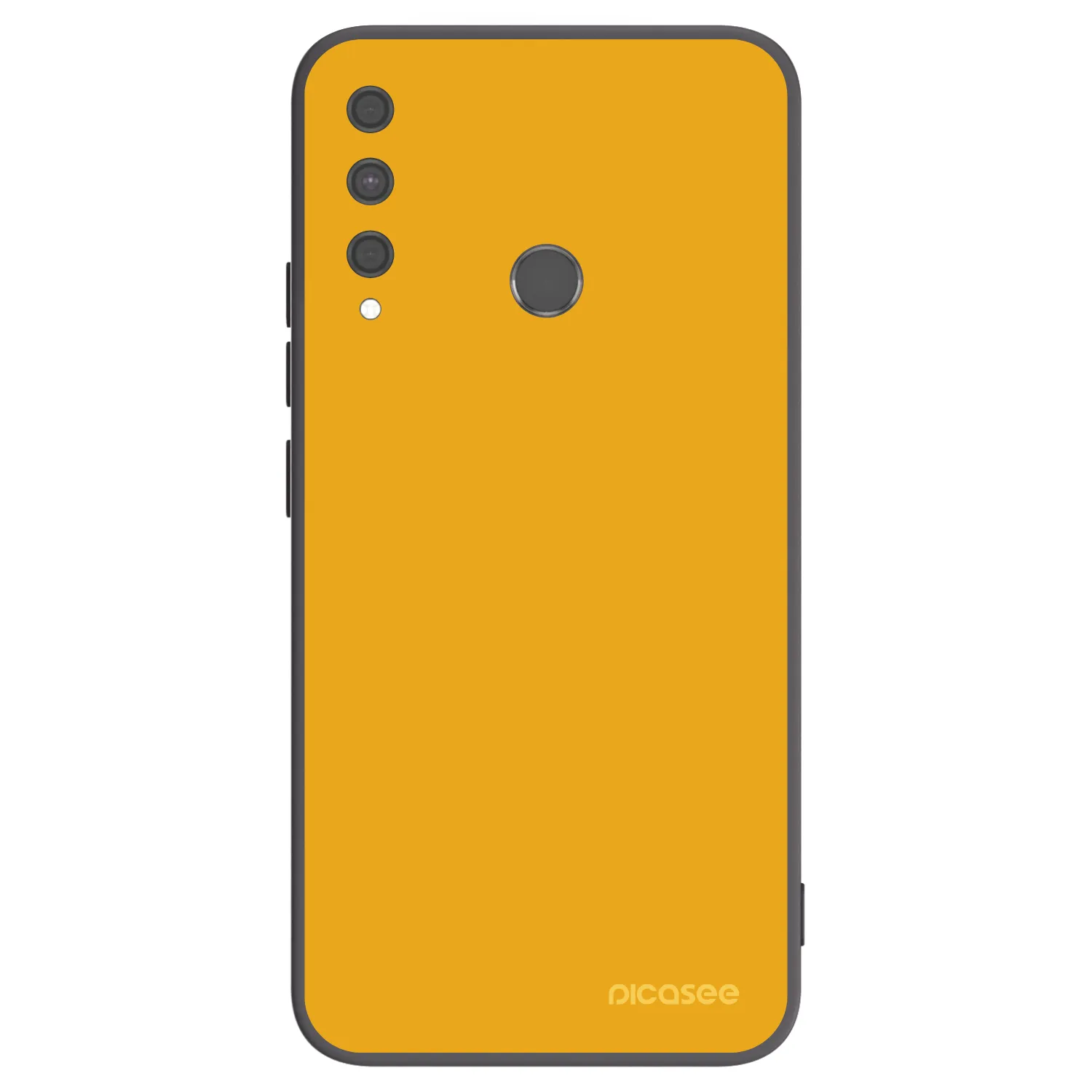 Picasee silikonowe czarne etui na Huawei P40 Lite E - Sun