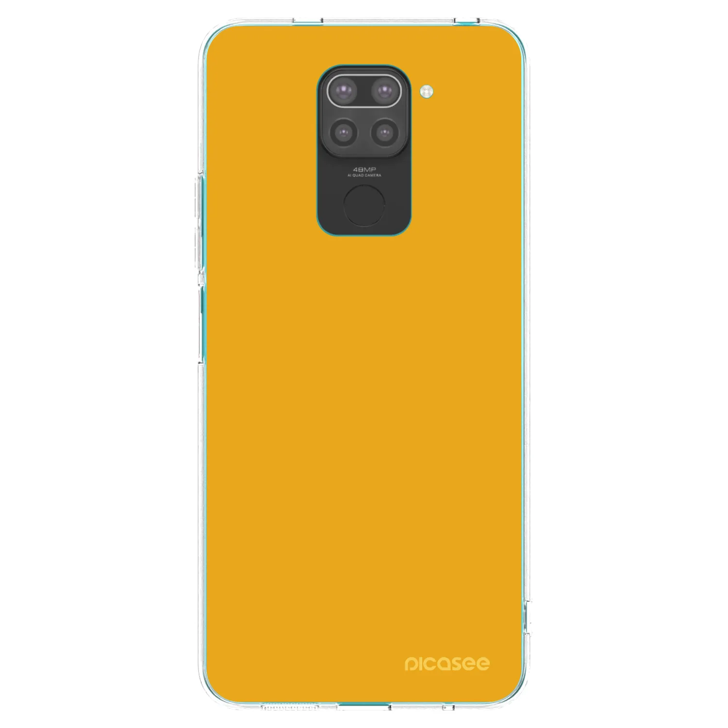 Picasee silikonowe czarne etui na Xiaomi Redmi Note 9 - Sun