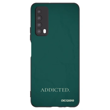 Picasee silikonowe czarne etui na Huawei P Smart 2021 - Addicted