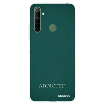 Picasee silikonowe przeźroczyste etui na Realme 6i - Addicted