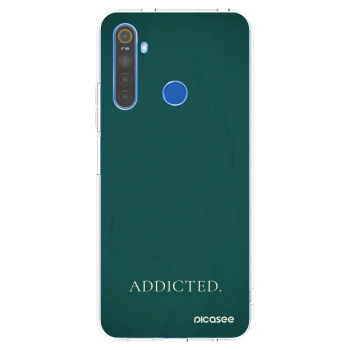 Picasee silikonowe przeźroczyste etui na Realme 5 - Addicted