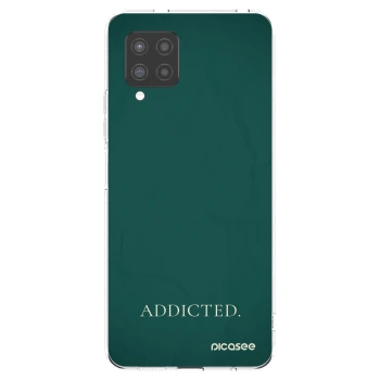 Picasee silikonowe przeźroczyste etui na Samsung Galaxy A42 A426B - Addicted