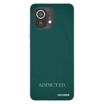 Picasee silikonowe przeźroczyste etui na Xiaomi Mi 11 - Addicted