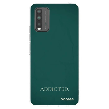 Picasee silikonowe przeźroczyste etui na Xiaomi Redmi 9T - Addicted