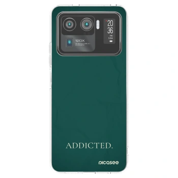 Picasee silikonowe przeźroczyste etui na Xiaomi Mi 11 Ultra - Addicted