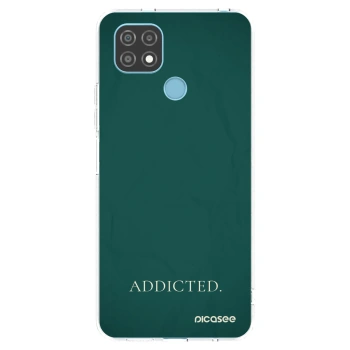Picasee silikonowe przeźroczyste etui na Realme C21 - Addicted