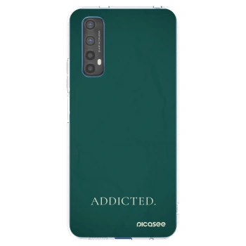 Picasee silikonowe przeźroczyste etui na Realme 7 - Addicted