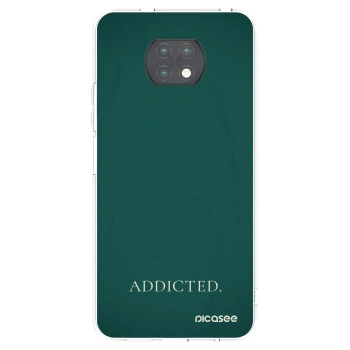 Picasee silikonowe przeźroczyste etui na Xiaomi Redmi Note 9T - Addicted