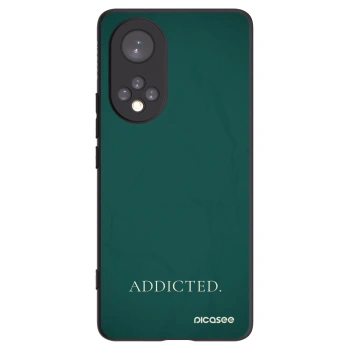 Picasee silikonowe czarne etui na Huawei Nova 9 - Addicted