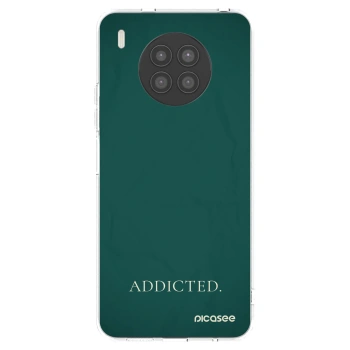 Picasee silikonowe przeźroczyste etui na Huawei Nova 8i - Addicted