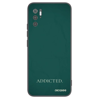 Picasee silikonowe czarne etui na Xiaomi Poco M3 Pro 5G - Addicted