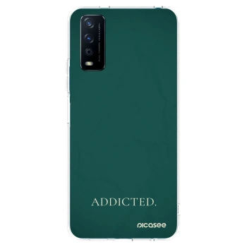 Picasee silikonowe przeźroczyste etui na Vivo Y11s - Addicted