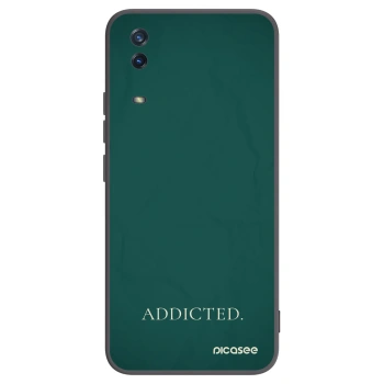 Picasee silikonowe czarne etui na Vivo Y11s - Addicted