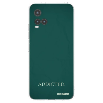 Picasee silikonowe przeźroczyste etui na Vivo Y33s - Addicted