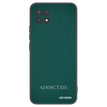 Picasee silikonowe czarne etui na Realme 8i - Addicted