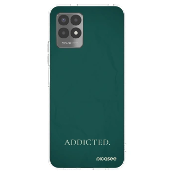 Picasee silikonowe przeźroczyste etui na Realme 8i - Addicted