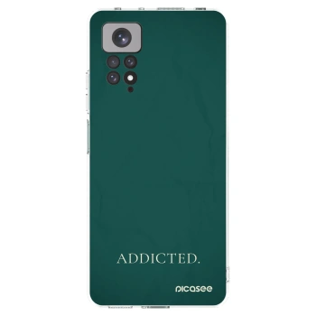 Picasee silikonowe przeźroczyste etui na Xiaomi Redmi Note 11S 4G - Addicted