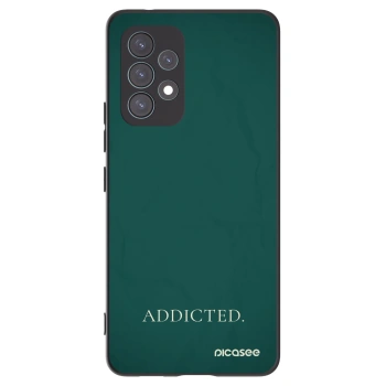 Picasee silikonowe czarne etui na Samsung Galaxy A53 5G A536 - Addicted