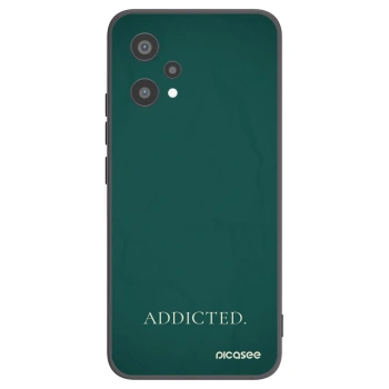 Picasee silikonowe czarne etui na Realme 9 Pro 5G - Addicted