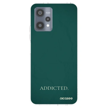 Picasee silikonowe przeźroczyste etui na Realme 9 Pro 5G - Addicted