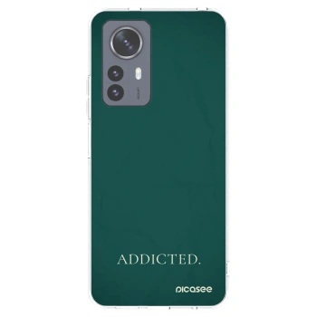 Picasee silikonowe przeźroczyste etui na Xiaomi 12 Pro - Addicted