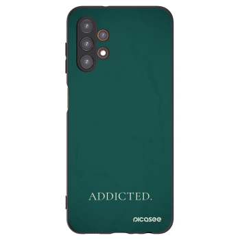 Picasee silikonowe czarne etui na Samsung Galaxy A13 4G A135 - Addicted