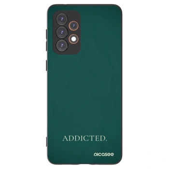 Picasee silikonowe czarne etui na Samsung Galaxy A33 5G A336 - Addicted