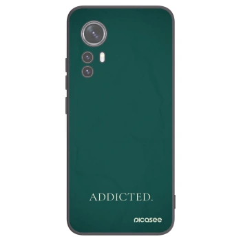 Picasee silikonowe czarne etui na Xiaomi 12X - Addicted