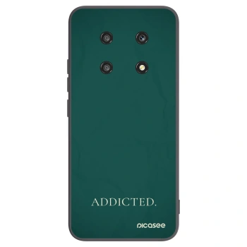 Picasee silikonowe czarne etui na Honor Magic4 Lite 5G - Addicted