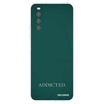 Picasee silikonowe przeźroczyste etui na Sony Xperia 10 IV 5G - Addicted
