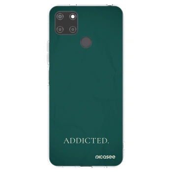 Picasee silikonowe przeźroczyste etui na Realme C21Y - Addicted
