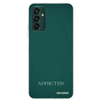 Picasee silikonowe przeźroczyste etui na Samsung Galaxy M13 M135F - Addicted