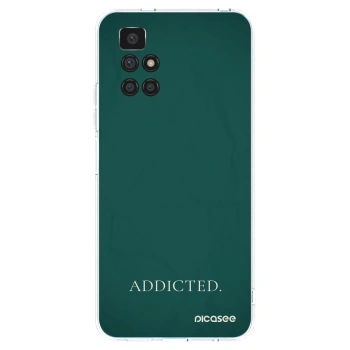 Picasee silikonowe przeźroczyste etui na Xiaomi Redmi 10 (2022) - Addicted