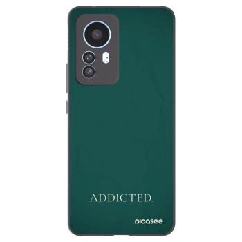 Picasee silikonowe czarne etui na Xiaomi 12T Pro - Addicted