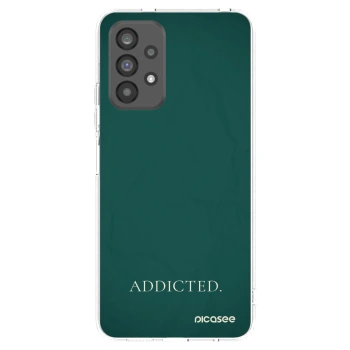 Picasee silikonowe przeźroczyste etui na Samsung Galaxy A73 5G - Addicted