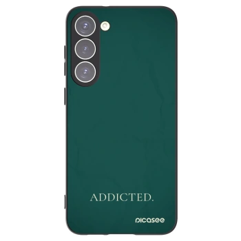 Picasee silikonowe czarne etui na Samsung Galaxy S23+ 5G - Addicted